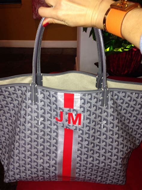 goyard bag monogram|personalized goyard bag.